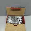 1/2" x 8" Carriage Bolts (25 PCS), Hot Dip Galvanized, Heavy Duty Round Head with Washers and Nuts