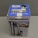 Amazon Basics 3-In-1 Electric Can Opener, Bottle Opener and Knife Sharpener with Stainless Steel Blade, Magnetic Lid Holder, Safe, Easy to Use, Powerful, Sleek Design, 50W, Black