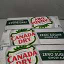 3 x Canada Dry Zero Sugar Ginger Ale Soda, 12 fl oz cans, 12 pack (EXP 10/18/26)