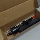 Dog Stakes for Outside Hold up to 250Lbs Dogs Heavy Duty Tie Out Tether Leash Chain for Yard Outdoor Camping Screw in Ground Anchor Set 13 inch Black