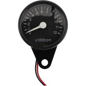Speedometer Odometer Universal Motorcycle 12V Digital Backlight 12K RPM Gauges Cluster Speedometer Tachometer Meter Odometer Instrument Assembly