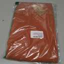 100% Cotton Kitchen Apron with 2 Pockets Adjustable Chef Apron for Cooking Baking BBQ Unisex Apron (Orange)