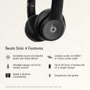 Beats Solo 4 - Wireless On-Ear Bluetooth Headphones, Up to 50-Hour Battery Life, Ultra-Lightweight Comfort, Powerful and Balanced Sound, Apple & Android Compatible - Matte Black