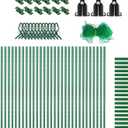 Cucumber Trellis Plant Support Foldable A Frame Garden Trellis with Netting for Cucumber Tomato Grape Raised Bed Yards Garden