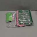 84pcs Pink and Green Witch Party Favors Birthday Decorations Pens Notepads Sunglasses Paper Gift Bag Key Chains Slap Bracelet Sticker Halloween Themed Party Supplies for Kids Student Gift School Party