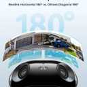 REOLINK Argus 4 Pro Black, 4K Dual-Lens 180 Solar Security Cameras Wireless Outdoor, 8MP ColorX Night Vision for Home Surveillance, 5G/2.4GHz WiFi, AI Detection, No Subscription, Home Hub Compatible