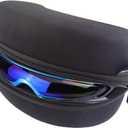 Big Large Hard Sports Glasses Case, SKI Snowboard Snow Goggles Box, Sports Glasses Storage Holder