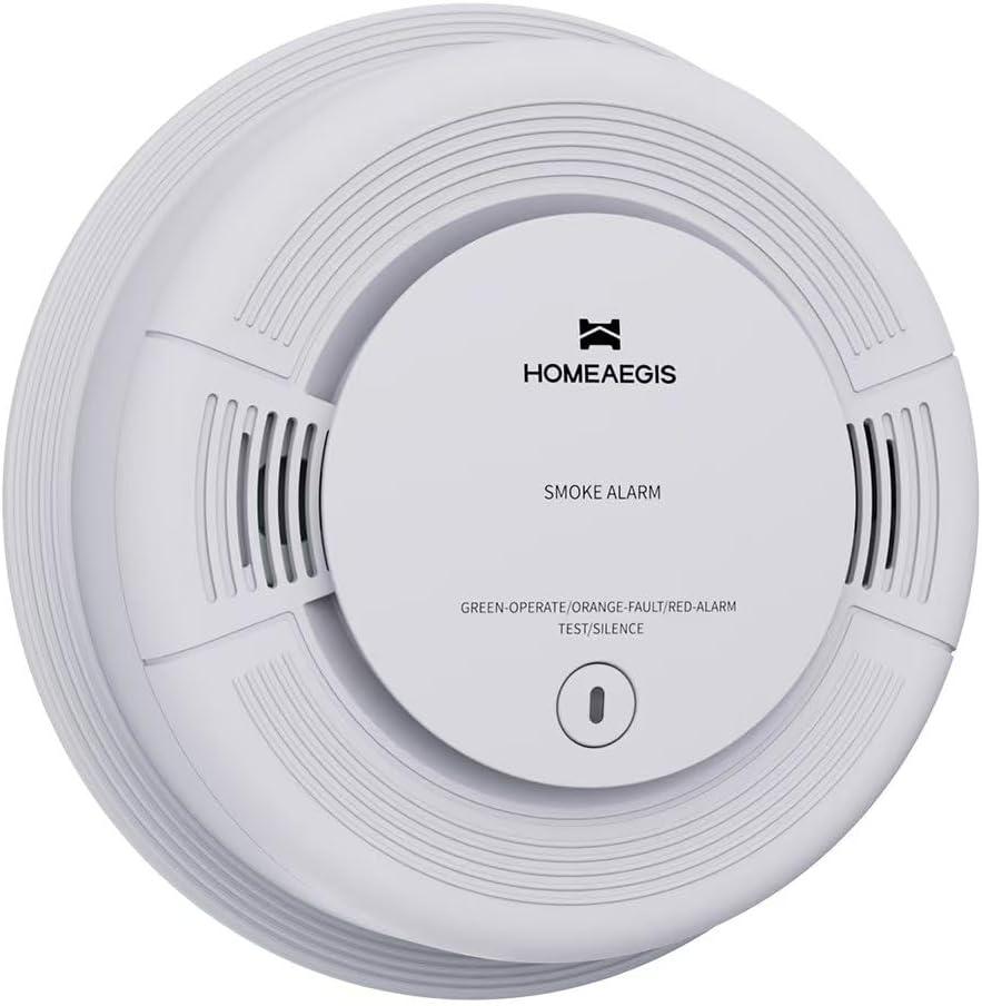 Smoke Alarm, 10-Year Battery Powered, 1-Pack