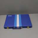 Get The Games Out Top Backgammon Set - Classic Board Game Case 15" Medium Size - Best Strategy & Tip Guide - (Blue, Medium)