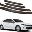 in-Channel Car Window Rain Guard Compatible with Toyota Camry 2025-2026 4pcs, Taiwan Made Precise & Transparent Car Wind Deflectors No Water Leakage Visors