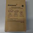 Hrensaw Small Weatherproof Electrical Connection Box(Inner 5.5 x 3 x 2.2inch),Outdoor Electrical Box,Waterproof Extension Cord Covers for Plug, Extension Cables, Holiday Lights,Black