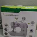 Beginner Sewing Machine, 12 Built-in Stitches with Foot Pedal, 2-Speed Control, Portable Mini Sewing Machine for Home Travel Use & Sewing Enthusiasts (black)