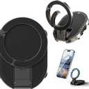3-in-1 Suction Magnetic Phone Holder,2026 New Foldable & 360Rotatable Phone Holder, Universal Portable Phone Stand for Car Dashboard, Gym, Kitchen, Office (1PCS)