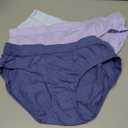 Hanes Women's Organic Cotton Panties Pack, ComfortSoft Underwear, 6-Pack (Colors May Vary), Size 5