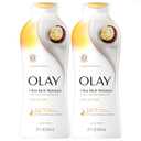Olay Body Wash for Women, Ultra Moisture, 24/7 Moisture Barrier Repair, Hydrating Formula for Healthy Soft Skin, Vitamin B3 & Hyaluronic Blend, All Skin Types, Shea Butter Scent, 22 fl oz (Pack of 2)
