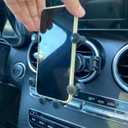 X-Rnio Car Phone Holder Mount for Circular Vent Compatible with Mercedes Benz GLC, C-Class, E-Class,B-Class,A-Class, GLC/GLB/GLA-Class 2016-2023, Mercedes Benz Accessories
