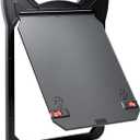 Pet Screen Door for Small Dogs & Cats - Heavy Duty Magnetic Lockable Flap, Inside Door 8.59x6.62inch, Easy Install for Sliding Glass/Patio Doors Screen, Scratch-Resistant & Security Latch (Size M)