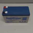 Power-Sonic Rechargeable Sealed Lead Acid Battery PS-1280 12V 8.0 AH @ 20-hr. 12V 7.2 AH @ 10-hr.