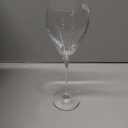 Krosno White Wine Glasses 4 x 9.5 oz, Set of 4,Perla Collection, Elegant Rounded Shape, Durable Crystalline Glass, Unique Design, Dishwasher Safe, Made in Europe