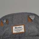 RUVALINO Diaper Bag Backpack-Multifunction Travel Baby Diaper Bag with Changing Pad, Insulated Bottle Holders & Pacifier Case, Large Capacity, Waterproof, Gray