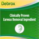 Debrox Ear Wax Removal Drops, Gentle Microfoam Ear Wax Remover with Carbamide Peroxide, 0.5 Fl Oz