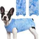 Dog Surgery Recovery Suit, Tie Dye Pet Surgical Suit for Female, Cone E-Collar Alternatives After Spay Abdominal Wounds Protector, Neuter Dog Anti-Licking Onesie for Small Medium Large Dogs, Medium (Medium(Back:10.0"-12.0";Chest:Up to 17"))
