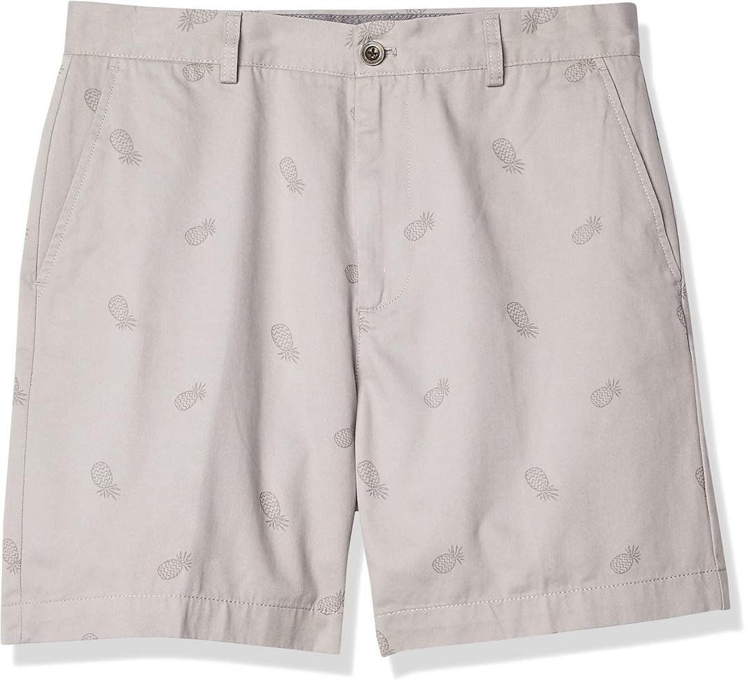 Amazon Essentials Mens Classic-Fit 7" Chino Shorts (36, Grey Pineapple) Amazon Essentials Mens Classic-Fit 7" Chino Shorts (36, Grey Pineapple)