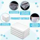400 Pcs 27" x 24" Disposable Dental Half Chair Covers for Backrest, Headrest, Clear Waterproof Protection for Dental, Exam Table, Medical, Salon and Spa Chairs