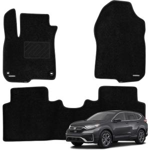 WENNEBIRD Carpet Floor Mats for Honda CR-V 2017-2022, 3Pc