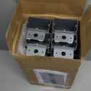 Tellegloww 20 Pack 1 Gang Adjustable Plastic Outlet Box PVC Single Gang Junction Box Etl Listed for Construction Flexibly Adjusted Home Improvement (21 Cubic Inch)