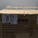 Medline Drop Arm Commode with Padded Seat and Backrest, Durable Toilet Chair for Adults and Seniors, Removable Pail, Splash Guard, Drop Down Arms for Easy Transfer, 350 lb. Weight Capacity, Tan