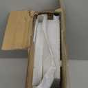 Side Table Sofa Tray for Couch Heavy Metal Base Swivel/Adjustable Height, Sofa Bed Bathroom Study TV Tray C Shaped End Table Food Snack Trays for Eating (11.8*15.7 in, White)