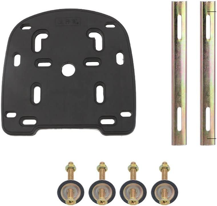 YehVeh Motorcycle Top Case Mounting Plate Adapter with Screws Hardware Universal Mount Rack Support Bracket for Motorbike Tail Box Trunk Luggage Racks Storage Bag Helmet Boxes Rear Carrier