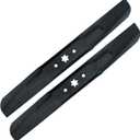 942-04308 942-04308A Mower Blades -2 Blades- High Lift fits for Troy BIlt Bronco Mustang Cub Cade RZT MTD Craftsman with 42" Cutting Deck Replaces 742-04308 742-04312