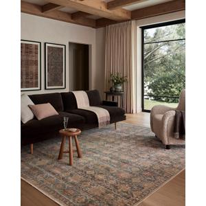 Loloi Amber Lewis Molly Collection MOL-03 Ocean/Sunset 2'-3" x 3'-10" Low Pile Accent Rug