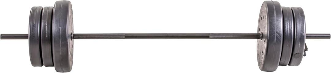 US Weight Barbell Set for home gym workout - Made in USA, Essential Home Gym Equipment for Strength Training