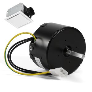 Condenser Bath Fan Motor Replacement for Fasco D1160 Bathroom Fans Motor 3.3" Frame for Fasco 7163-5235 7163-2593 7163-9676 for Broan Nutone Fan 655 661 663 763 665N (1/100HP 1550RPM 115V 60Hz 0.6A)