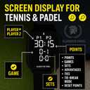 Score Keeper Watch for Pickleball, Tennis, Padel & Ping Pong - Digital Wristwatch with Alarm, Stopwatch & Clock | Water Resistant, Lightweight & Easy