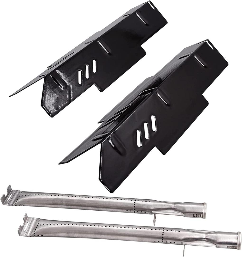 Criditpid Grill Parts for Dyna-Glo DGF350CSP, DGF350CSP-D Grill Models. Grill Heat Plate Shields, Burner Tubes Replacement for Dynaglo DGF350CSP.