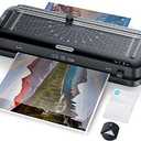 SINOPUREN 9-Inch Thermal Laminator Machine, 3-in-1 Laminator with Built-in Paper Trimmer, Hole Punch & Corner Rounder, 10 Laminating Pouches, Fast 3-Min Warm-Up, Jam-Free for Home, Office, School