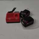 6.0Ah 18V for Milwaukee M-18 Battery WK18 N12-18C Dual Port Charger Compatible for Milwaukee 18v Battery and Charger Combo Fast Charging M12 M-18 48-11-1850 48-11-1860 48-11-1820 48-11-1840 48-11-1815