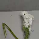 3 Pcs Artificial Flowers Spring Summer White Zinnia Silk Flowers with Long Stems Zinnia Elegans Artificial Flowers for Outdoors Floral Arrangements Table Centerpieces Wedding Party Home Decor