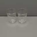 De'Longhi DeLonghi Double Walled Thermo Latte Glasses, Set of 2, 2 Count (Pack of 1), Clear, 330 milliliters