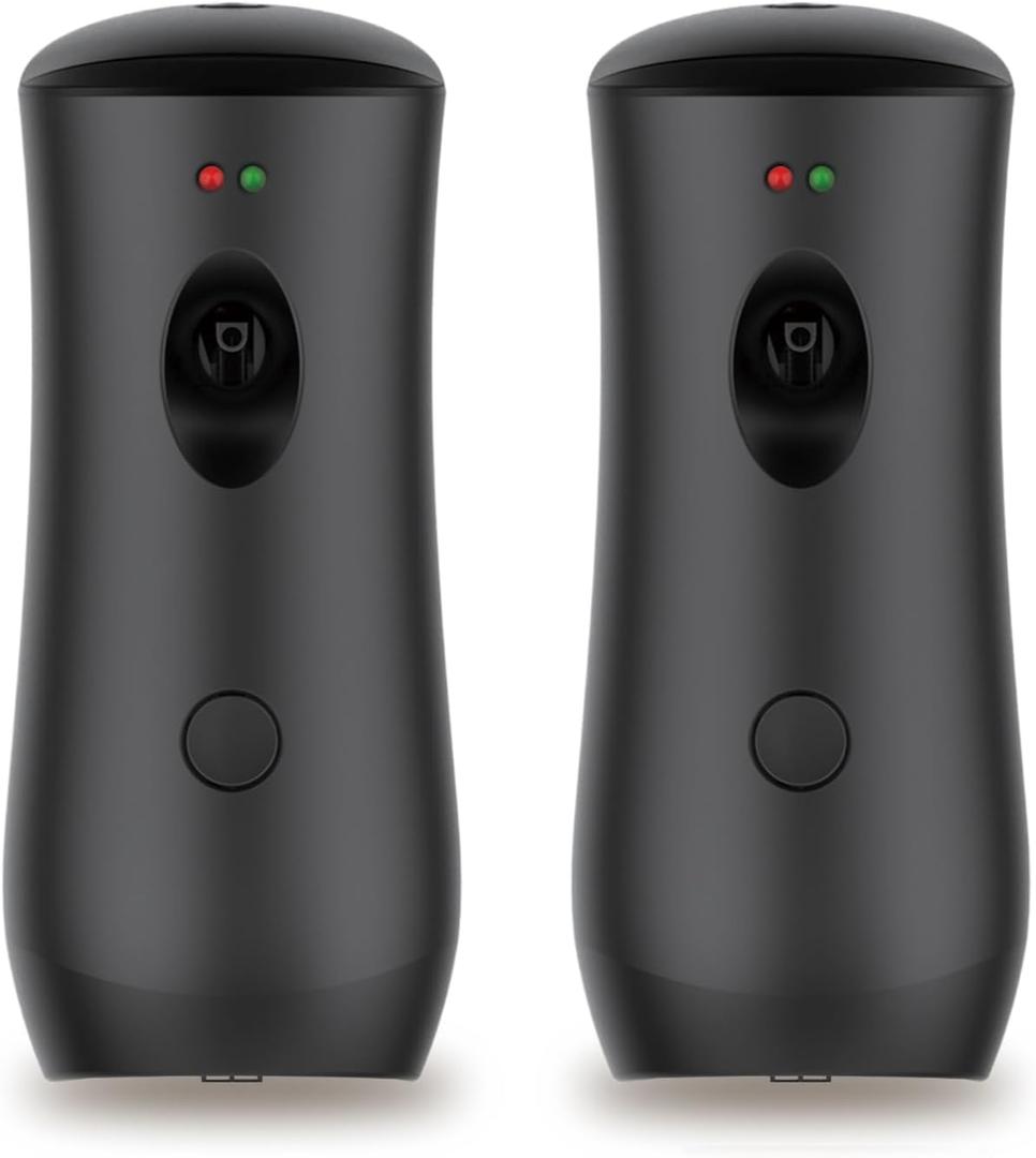 Automatic Air Freshener Spray Dispenser (2-Pack), Free Standing or Wall Mounted Adjustable Aromatherapy Machines for Home, Indoor, Bathrooms, Offices, Hotels and Commercial Places (B-01)