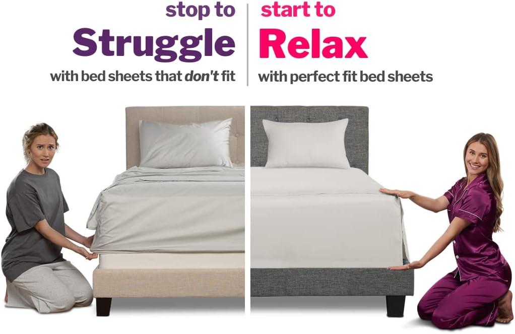  King Size, Standard 100 Oeko-Tex, Gray 