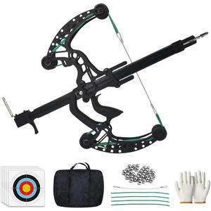 Ball Bearing Bow, Compound Bow Set That Shoots Steel Balls, Right Handed Hunting Bows for Adults, Composite Pulley Bow with Continuous Shooting