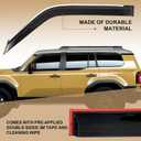 Rain Guards for Toyota Land Cruiser Prado J250/LC250 Window Visors