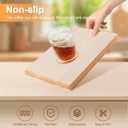 FEXIA Shelf Liners for Kitchen Cabinets Non-Slip Drawer Liner 24 Inches x 20 FT Waterproof & Oil-Proof Non Adhesive Durable Material Fridge Liner for Shelves, 24"W x 240"L