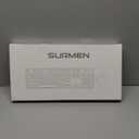 Vumilstek Black Keyboard and Mouse Combo Wireless, 2.4G Full Size 104-Key Retro Typewriter Keyboards Round Keys for Students Teenagers Home Office PC Laptop (Black/Gray)