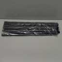 Curtain Rods 2 Pack 5/8 inch Black Curtain Rods for Windows 30 to 60 Inch with Brackets Easy to Install for Bedroom Living room Kitchen